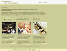 Tablet Screenshot of northstarevents.com